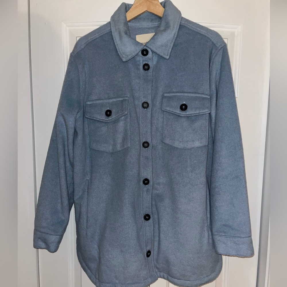 Blue Thread and Supply jacket in medium